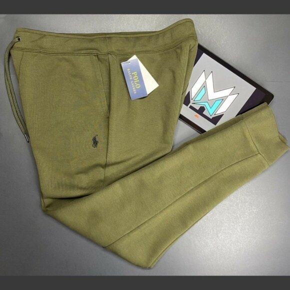 Polo Ralph Lauren Double Knit Sweatpants Olive Green Men’s Sizes 3207 - Picture 1 of 8